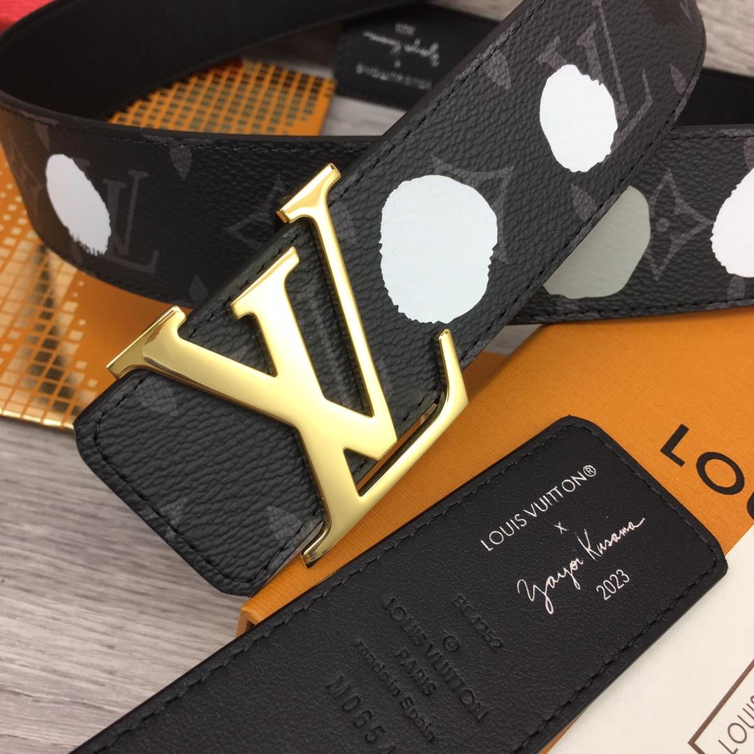 Louis Vuitton LV X YK LV Initiales 40MM Reversible Belt - DopestKickz