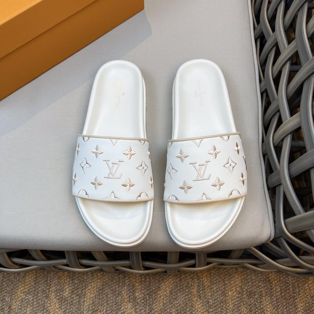 Louis Vuitton Monogram Sandals - DopestKickz