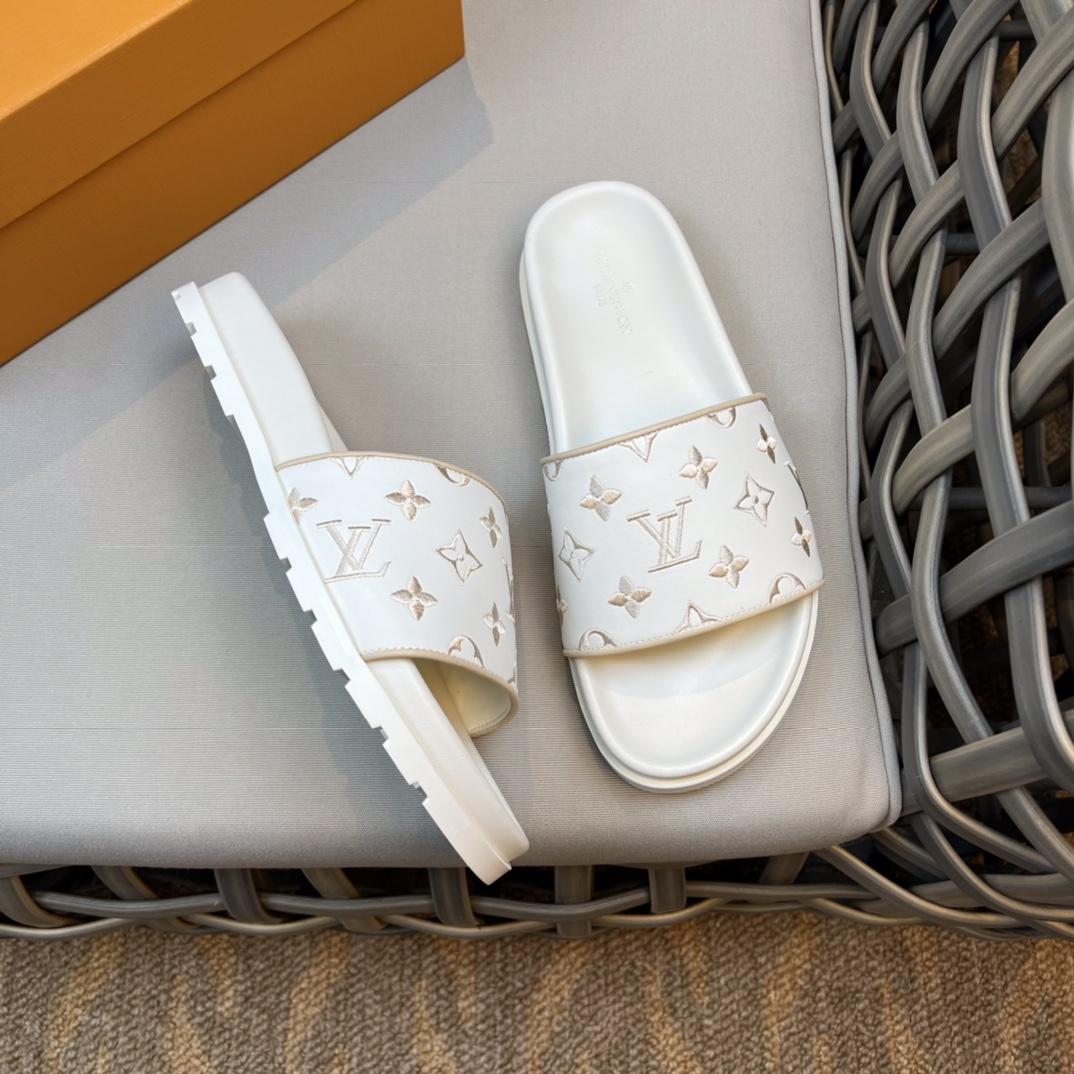 Louis Vuitton Monogram Sandals - DopestKickz