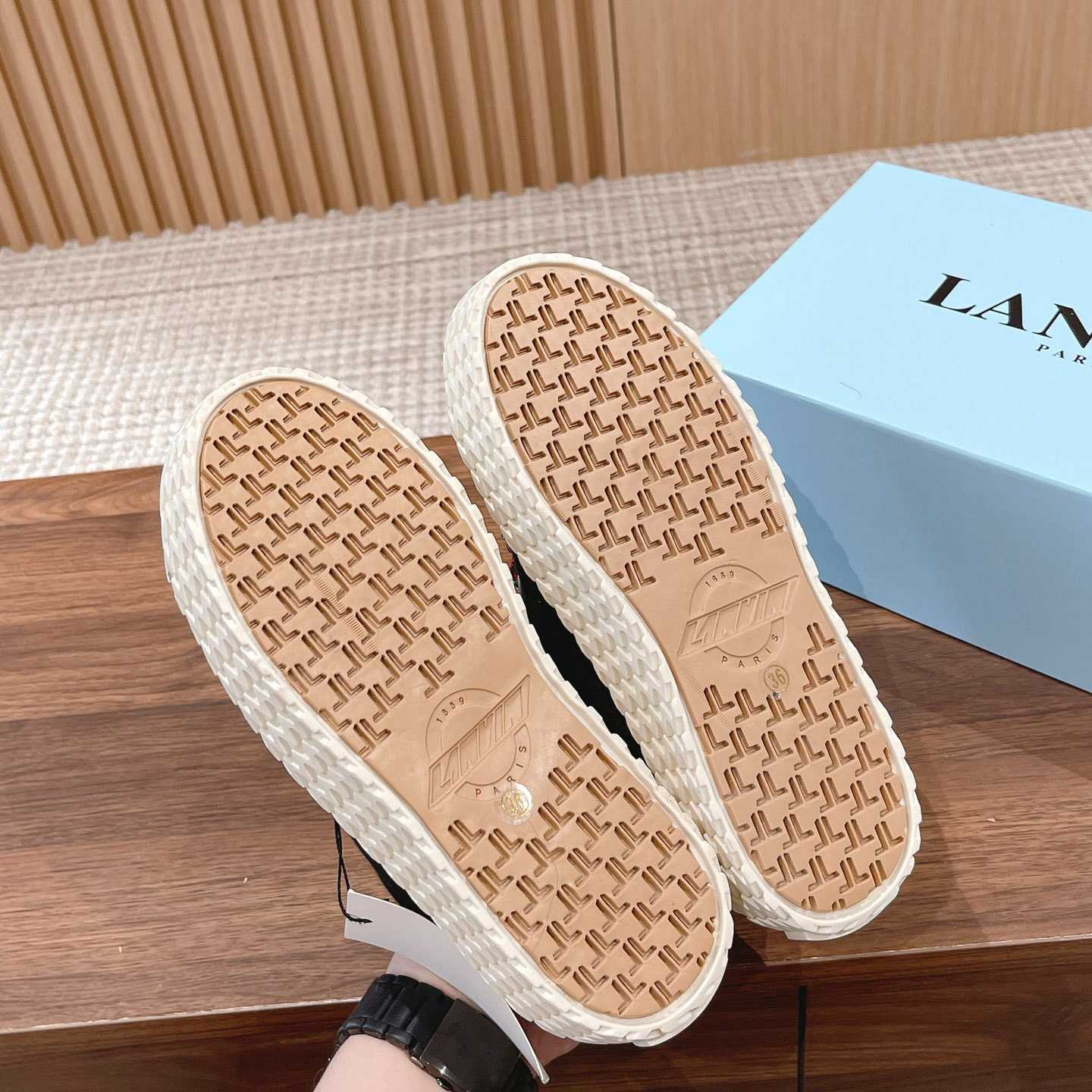 Lanvin Curbies Low-Top Sneakers - DopestKickz