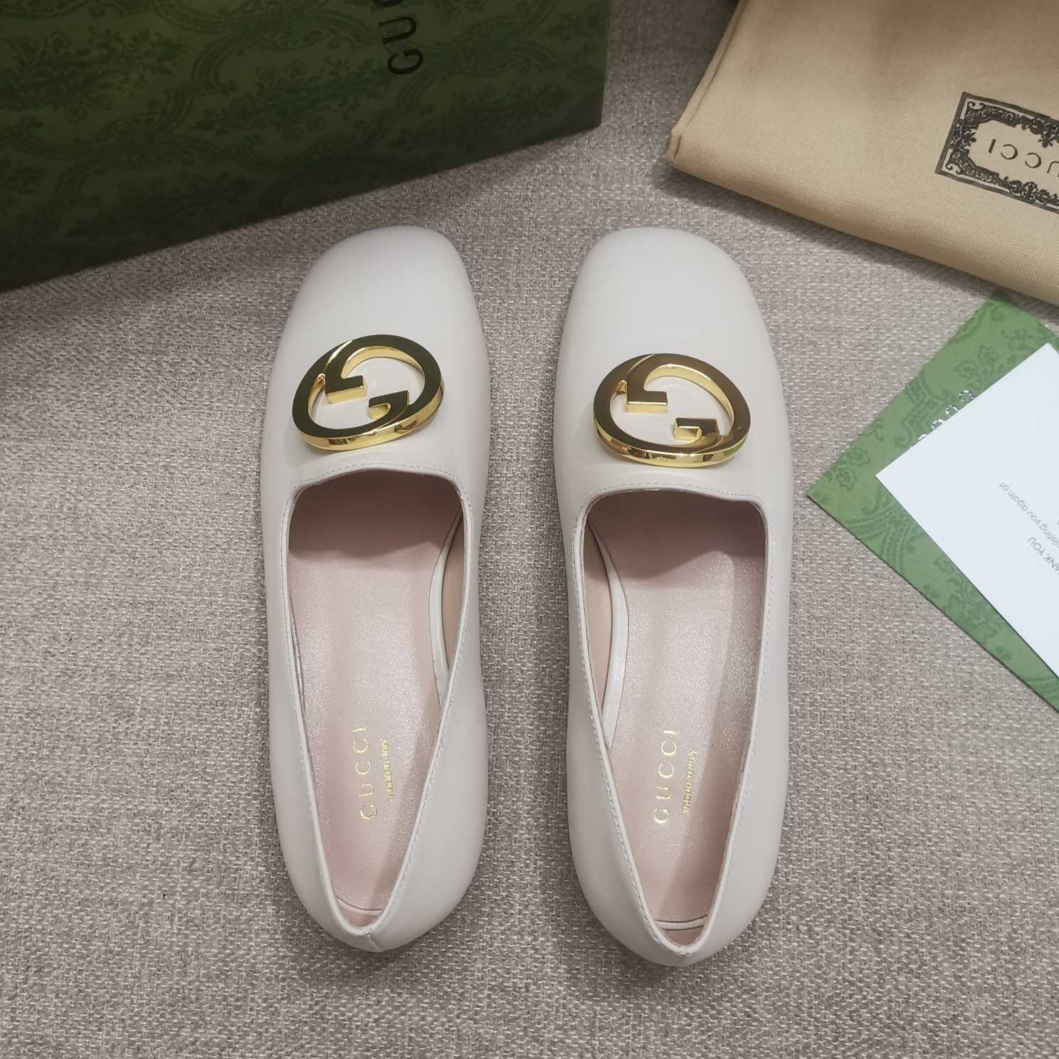 Gucci Blonde Women's Ballet Flat - DopestKickz