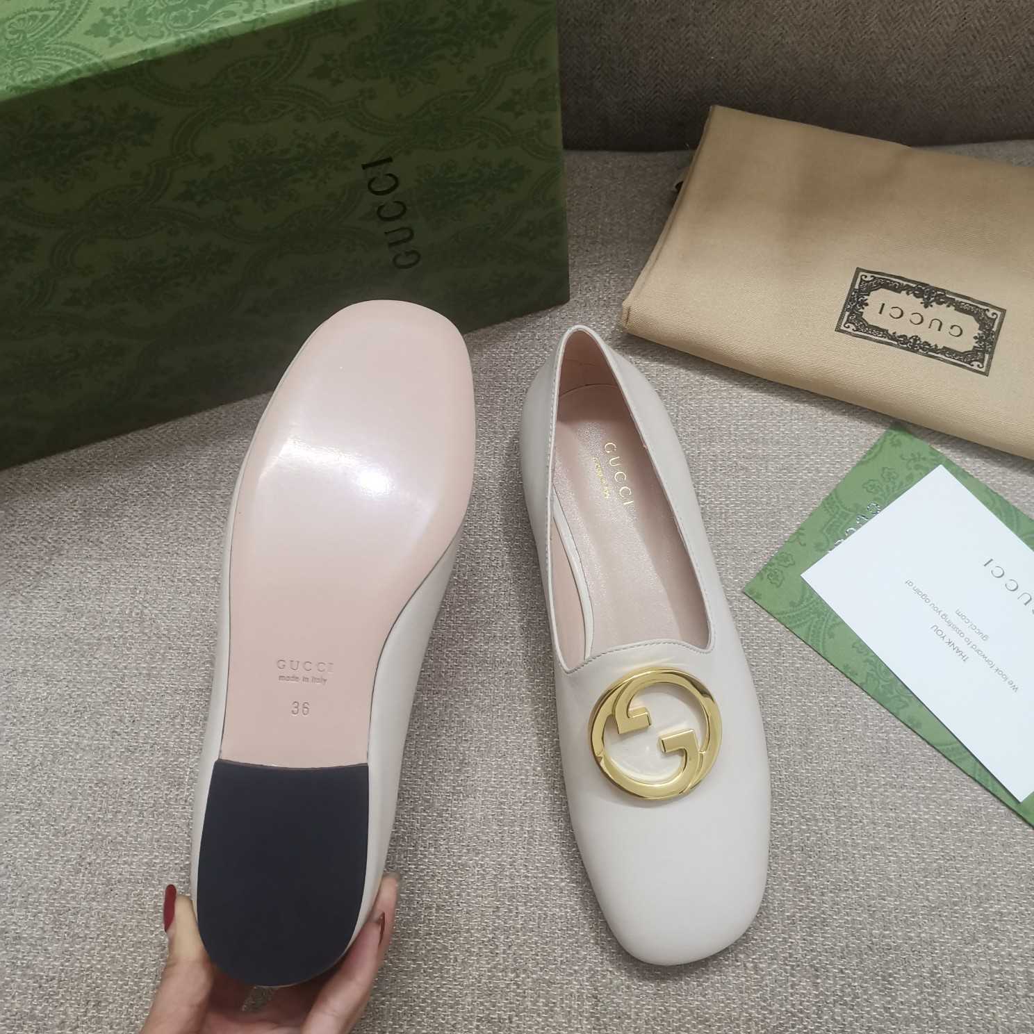 Gucci Blonde Women's Ballet Flat - DopestKickz