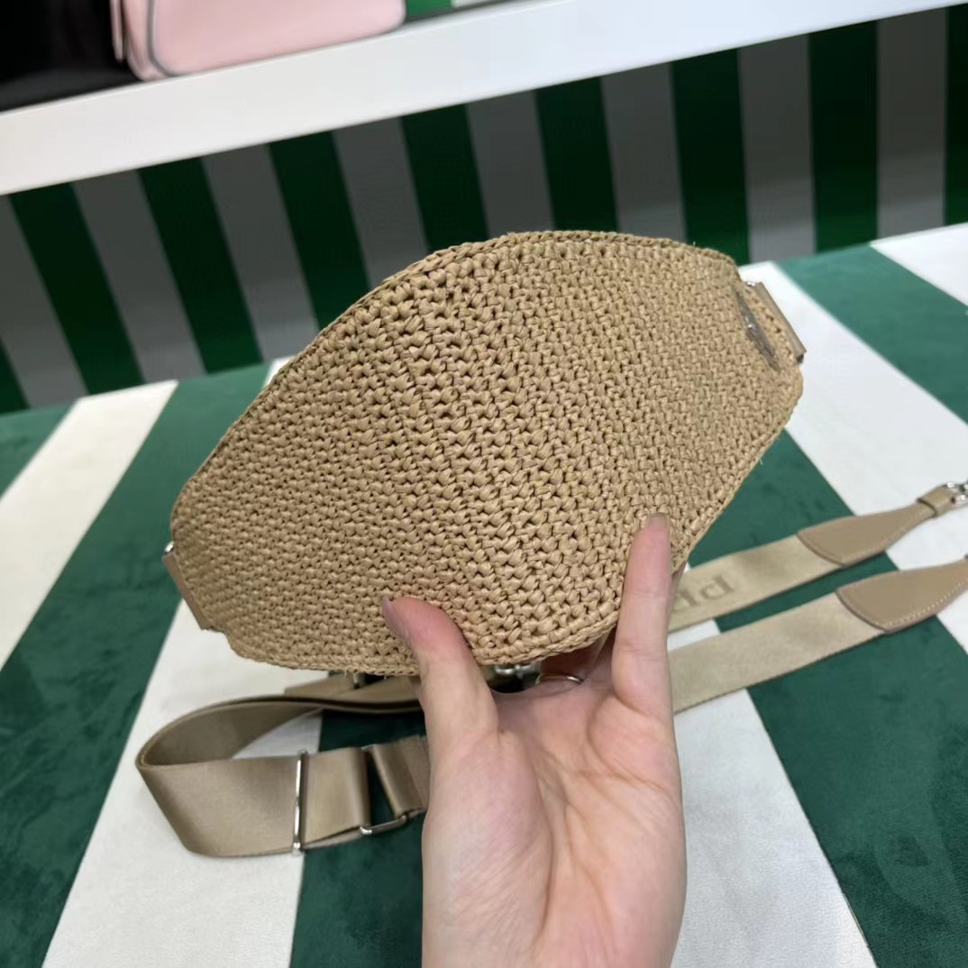 Raffia Prada Triangle Bag - DopestKickz