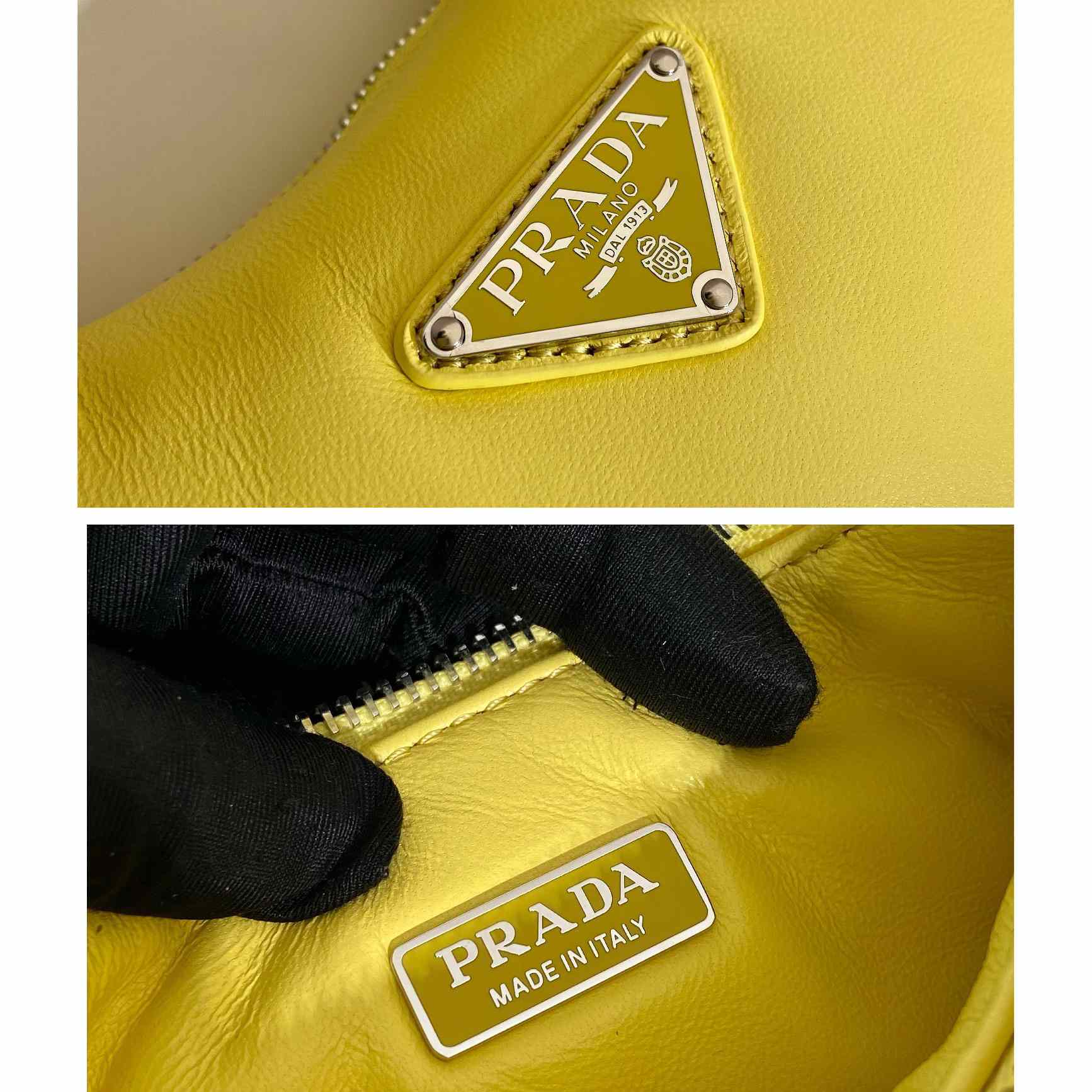 Prada Soft Padded Nappa Leather Mini-Bag - DopestKickz