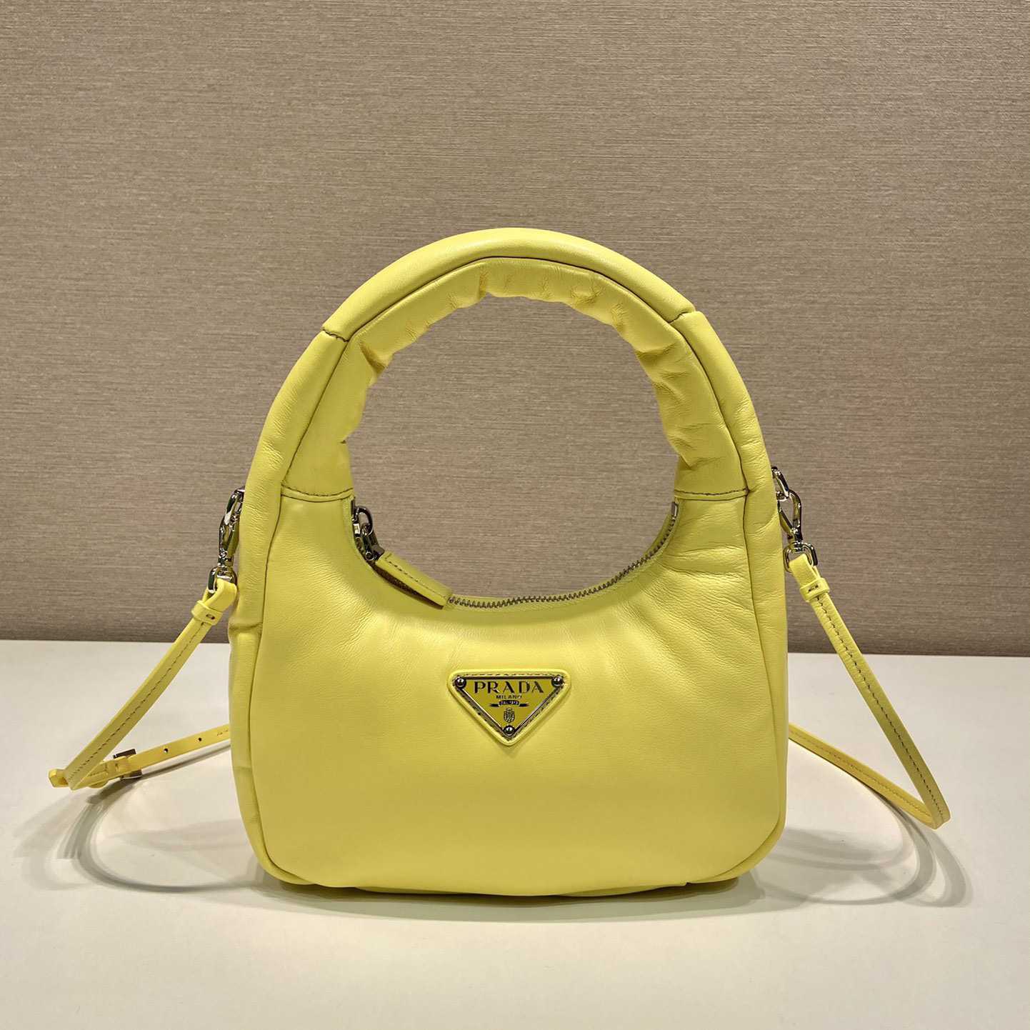 Prada Soft Padded Nappa Leather Mini-Bag - DopestKickz