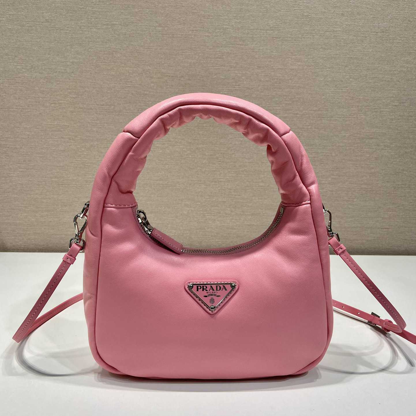 Prada Soft Padded Nappa Leather Mini-Bag - DopestKickz