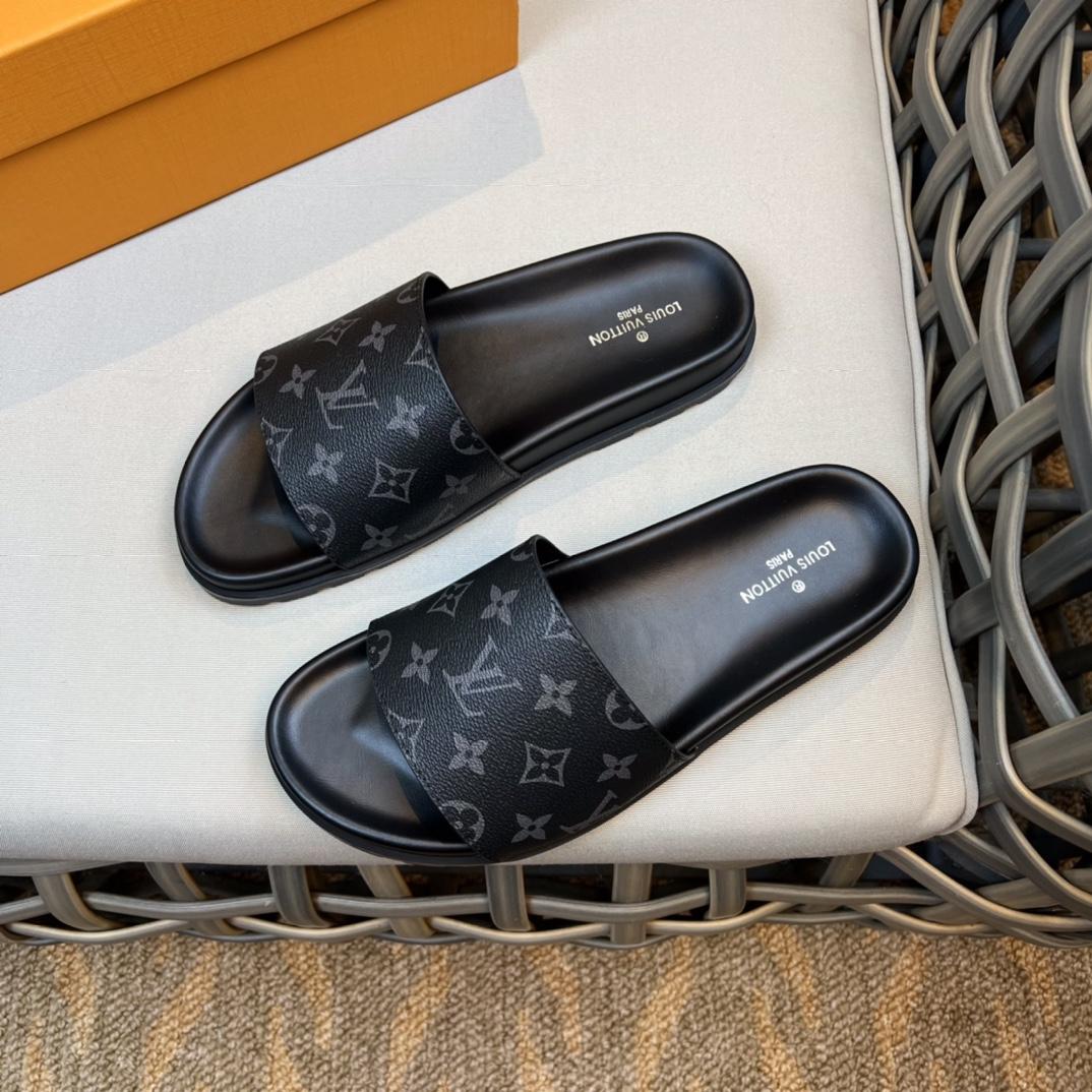 Louis Vuitton Monogram Sandals - DopestKickz