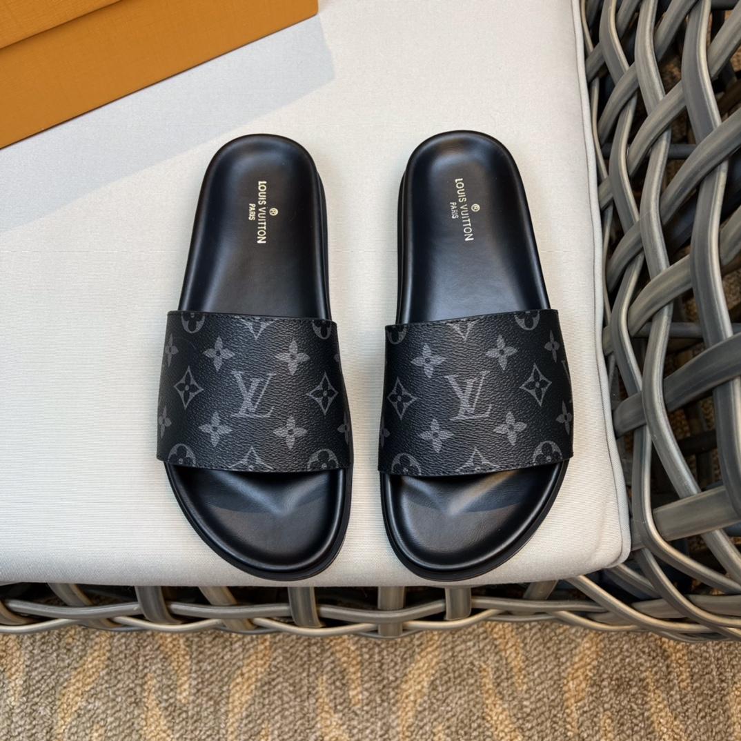 Louis Vuitton Monogram Sandals - DopestKickz