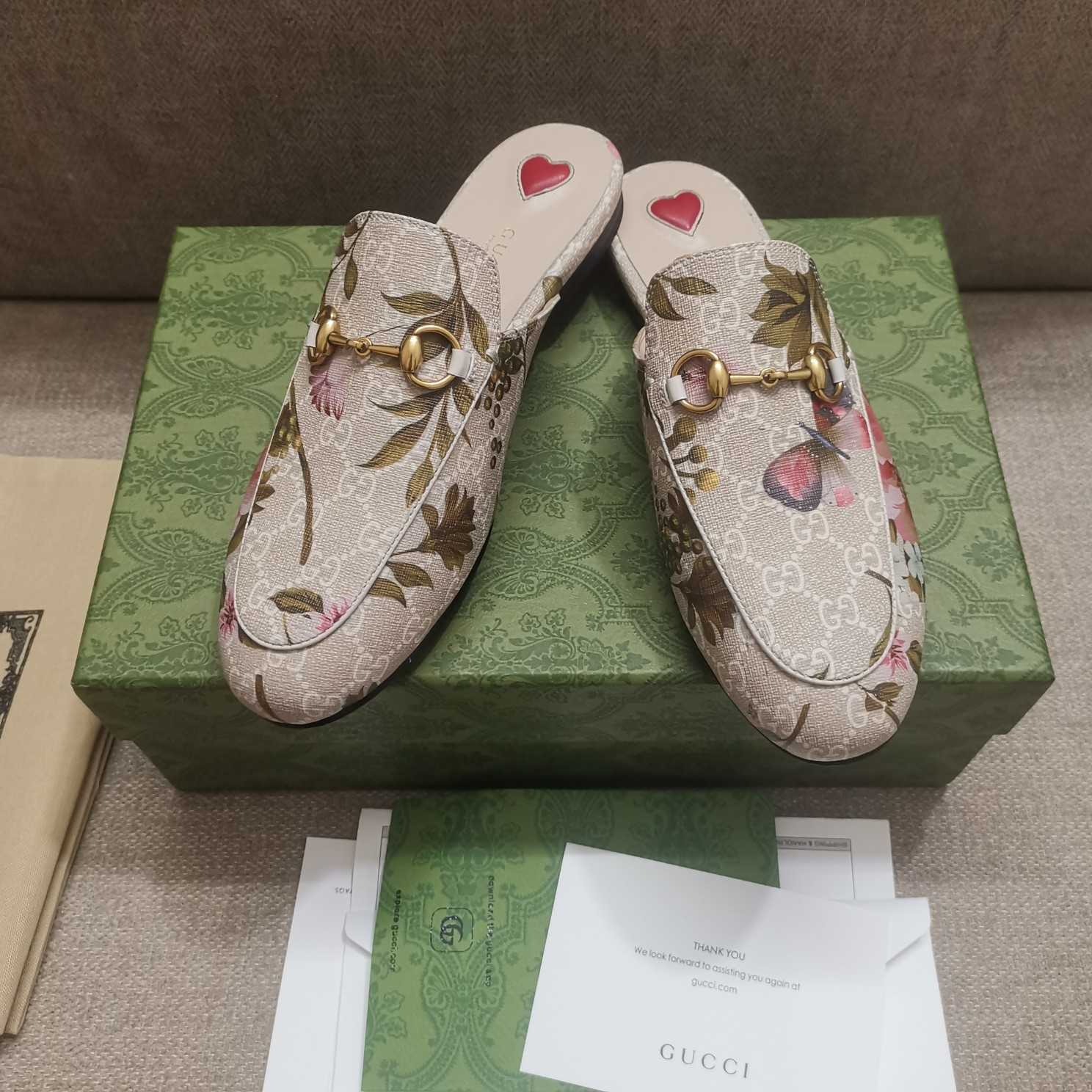 Gucci Women's GG Flora Princetown Slipper - DopestKickz