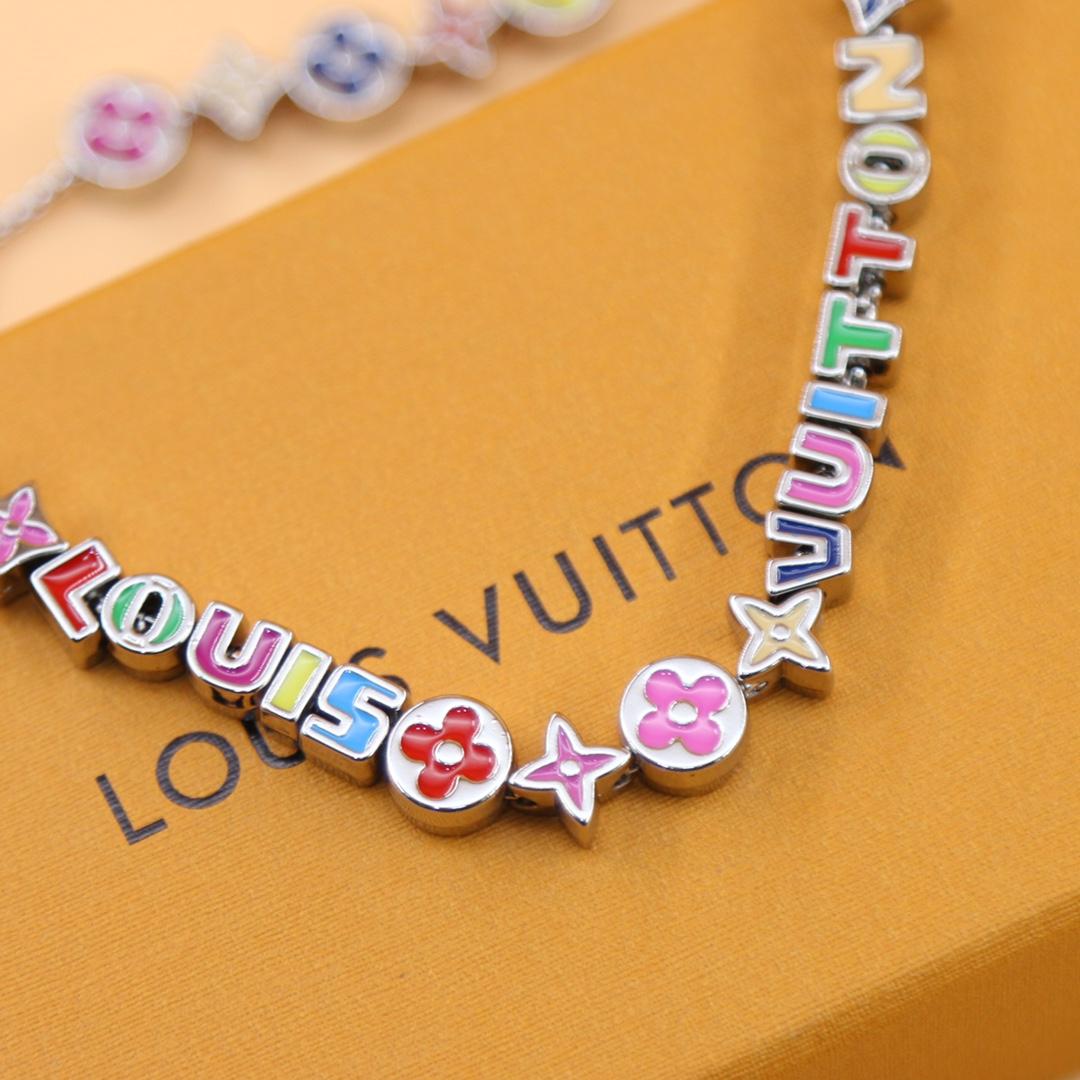 Louis Vuitton Monogram Party Necklace   MP3281 - DopestKickz