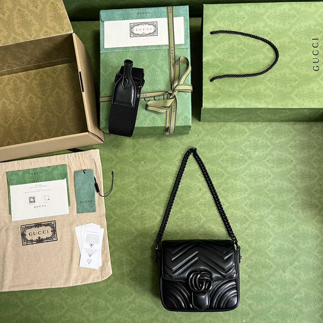 Gucci GG Marmont Matelasse Shoulder Bag  - DopestKickz