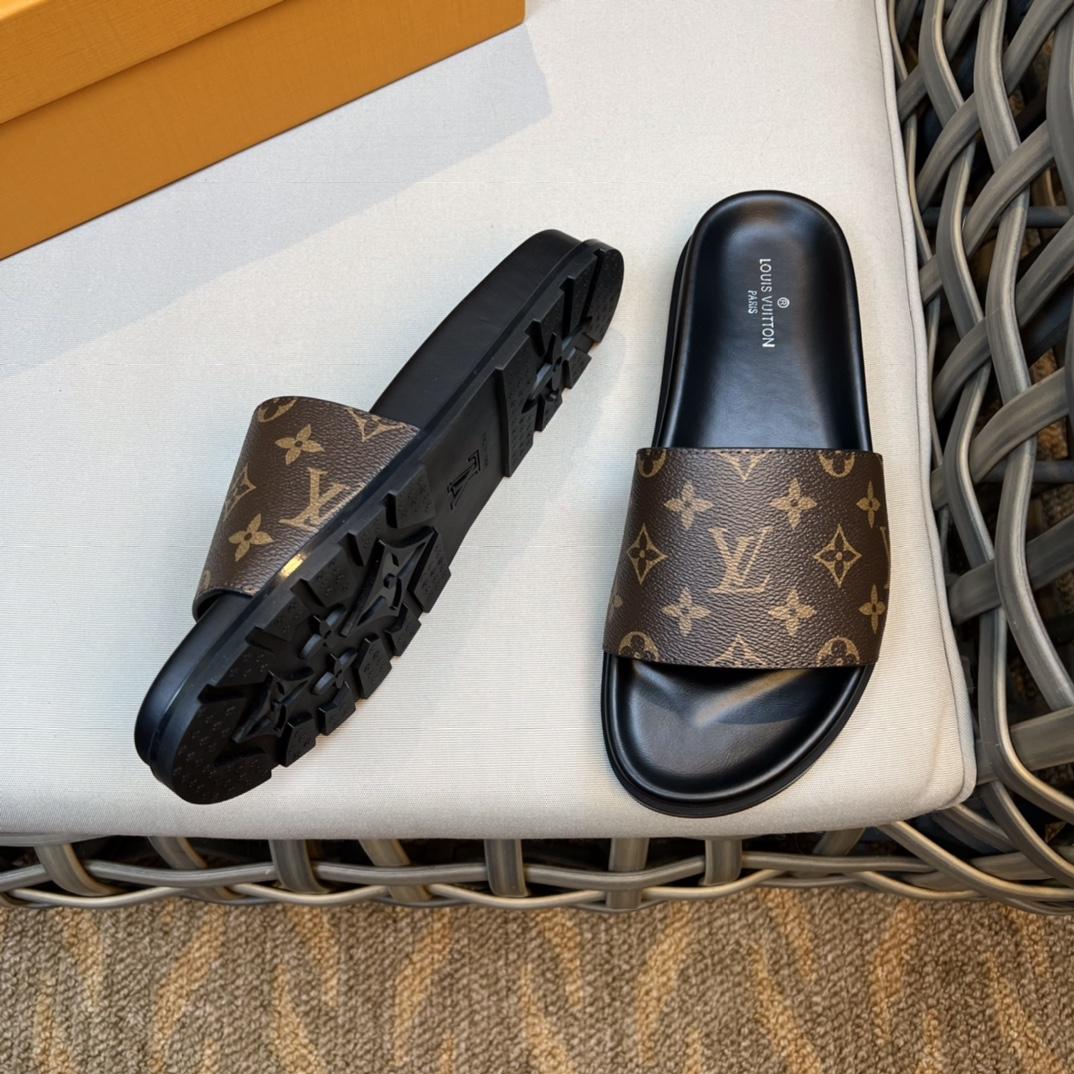 Louis Vuitton Monogram Sandals - DopestKickz