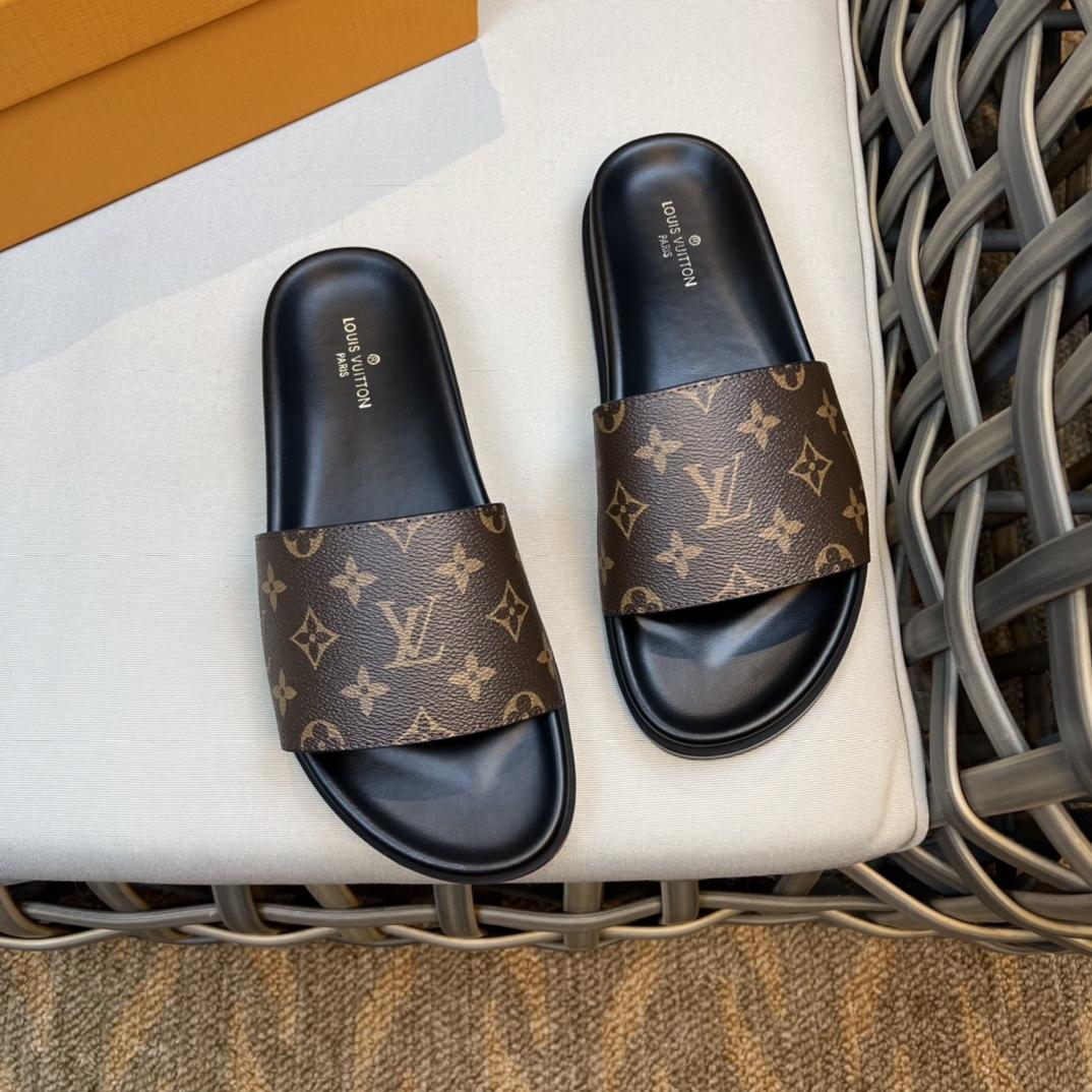 Louis Vuitton Monogram Sandals - DopestKickz