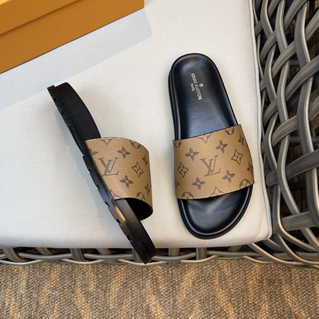 Louis Vuitton Monogram Sandals - DopestKickz