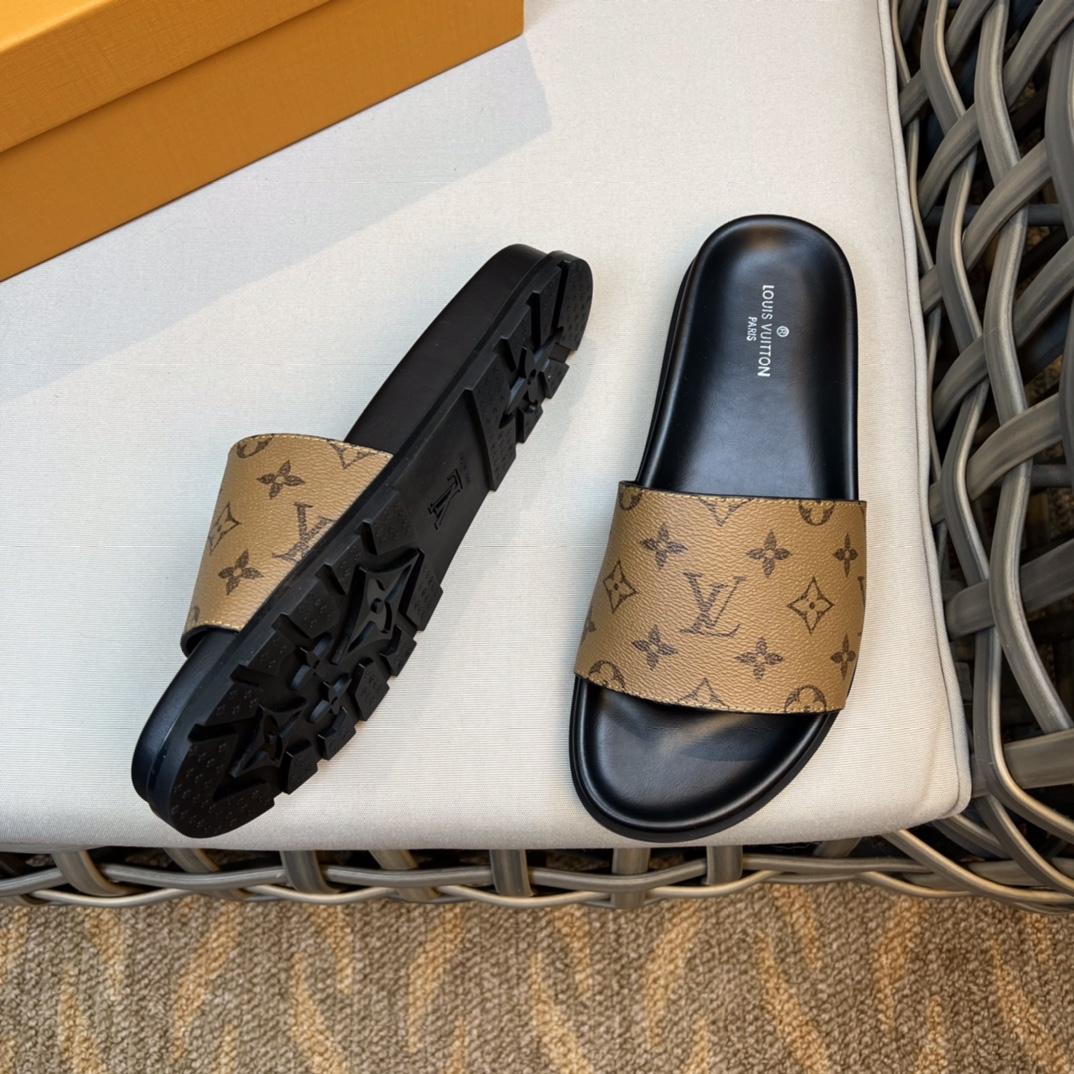 Louis Vuitton Monogram Sandals - DopestKickz