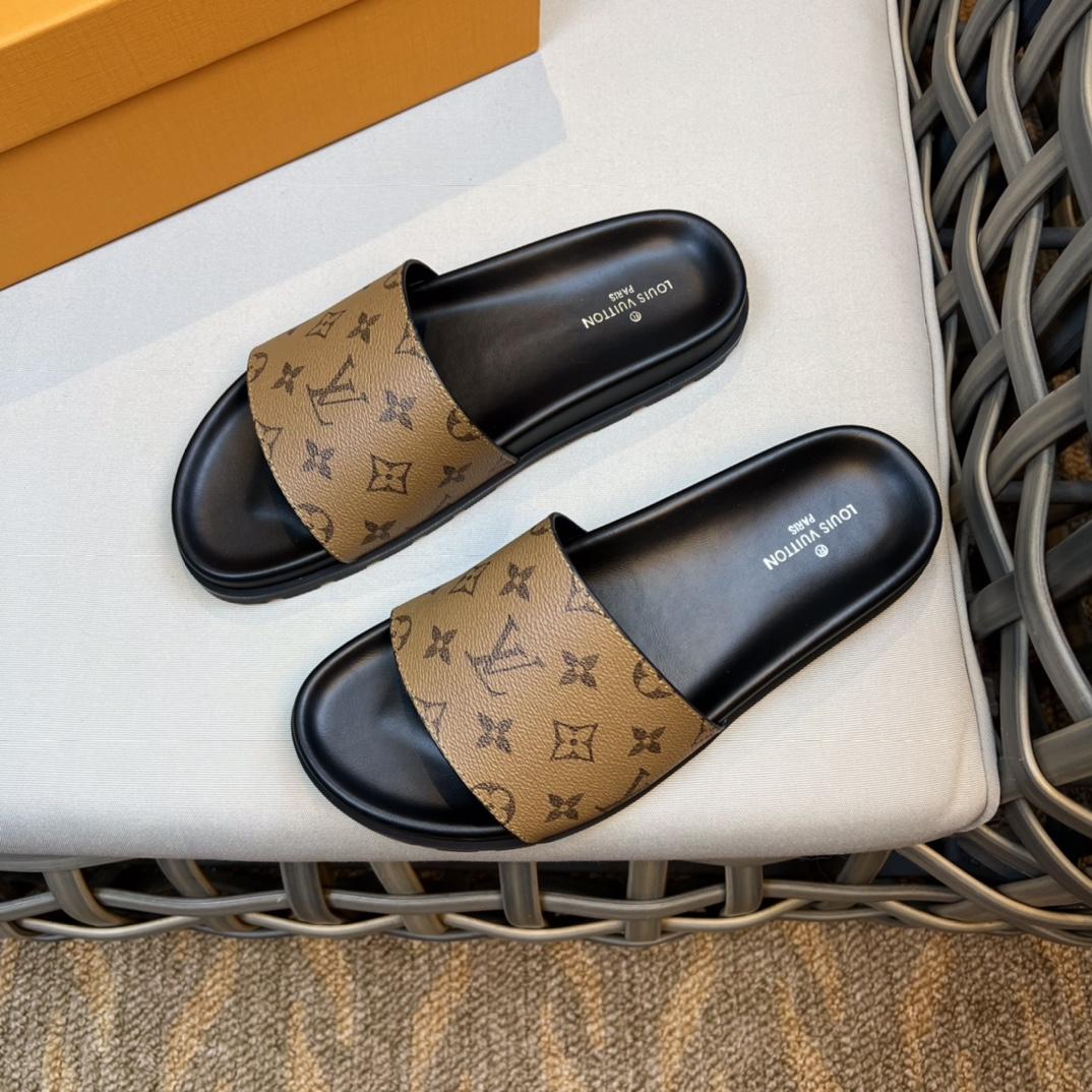 Louis Vuitton Monogram Sandals - DopestKickz