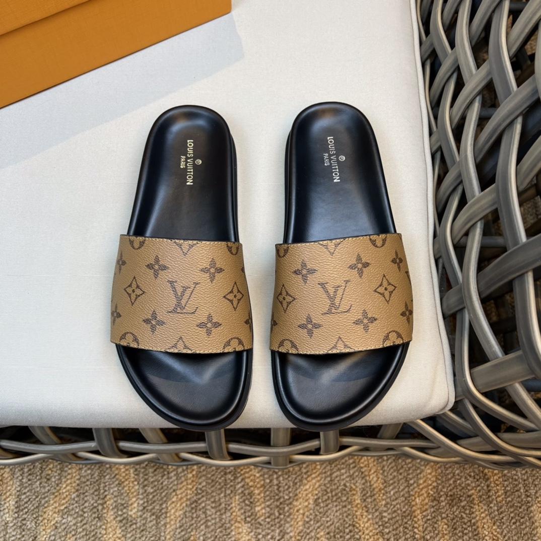 Louis Vuitton Monogram Sandals - DopestKickz