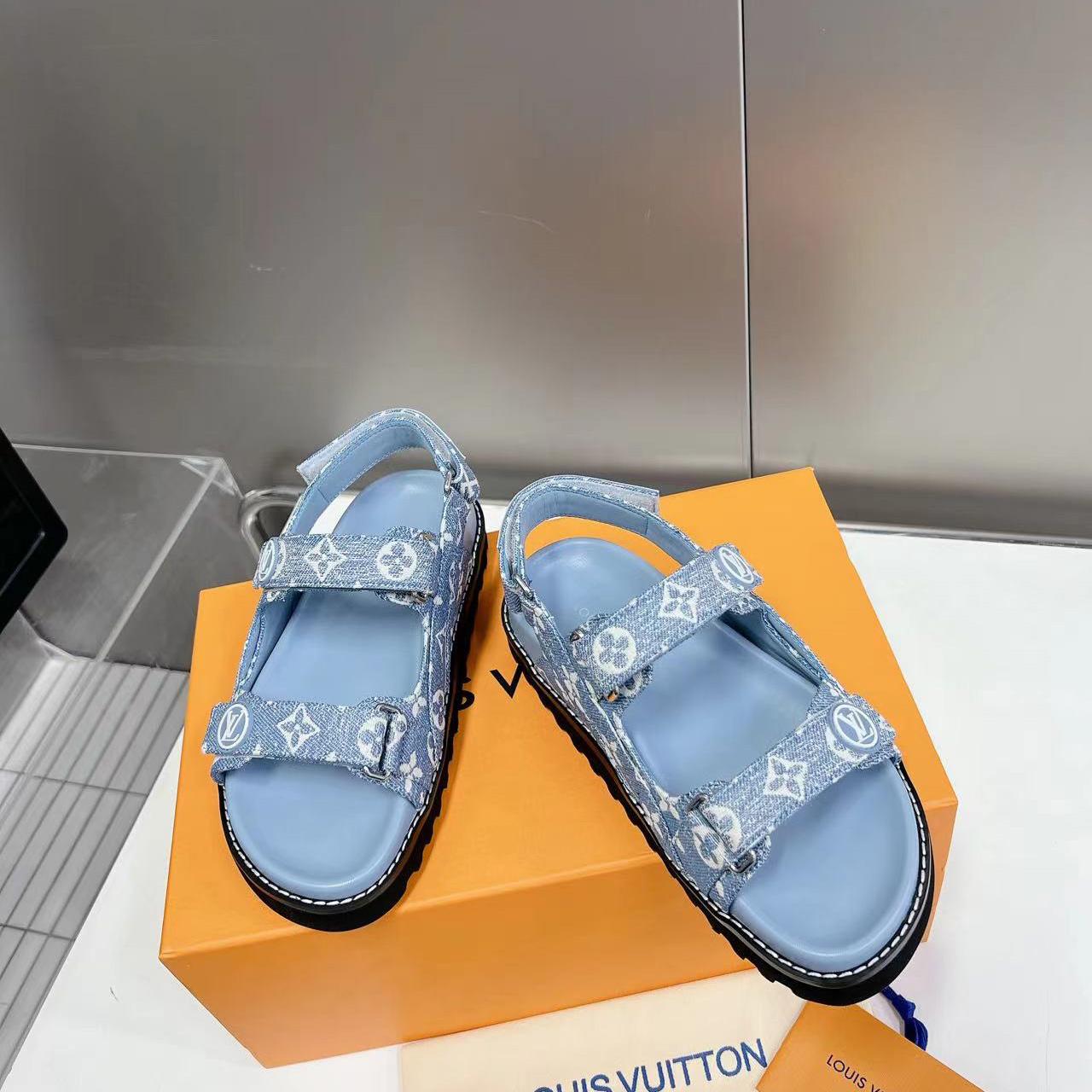 Louis Vuitton Paseo Flat Comfort Sandal    1AB0T8 - DopestKickz