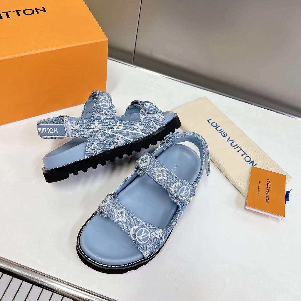 Louis Vuitton Paseo Flat Comfort Sandal    1AB0T8 - DopestKickz