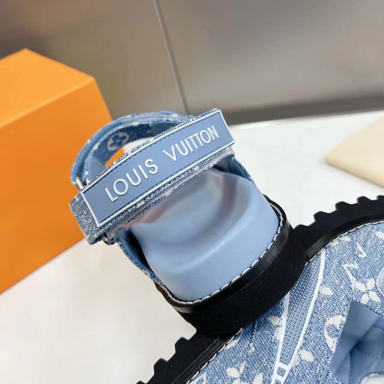 Louis Vuitton Paseo Flat Comfort Sandal    1AB0T8 - DopestKickz