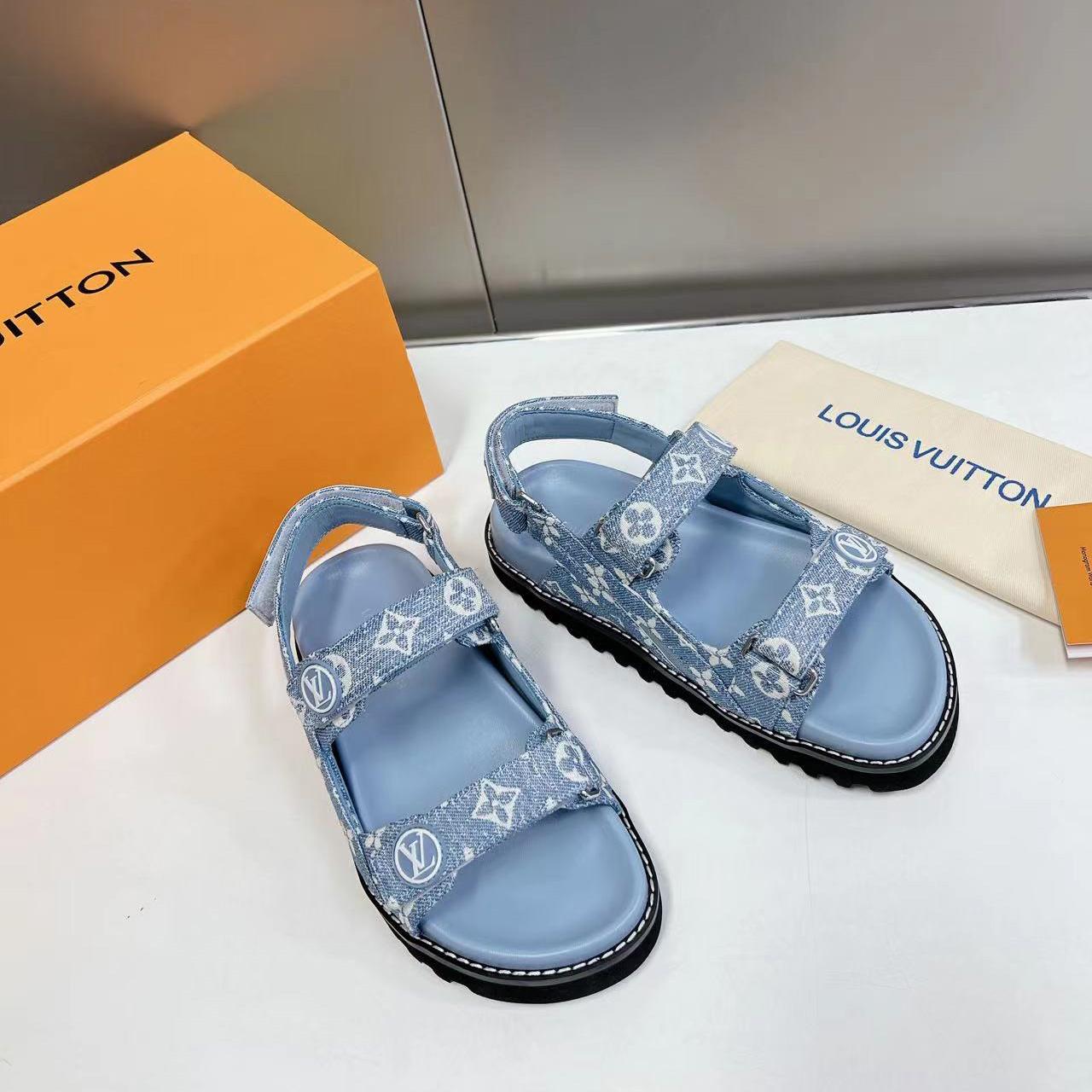 Louis Vuitton Paseo Flat Comfort Sandal    1AB0T8 - DopestKickz