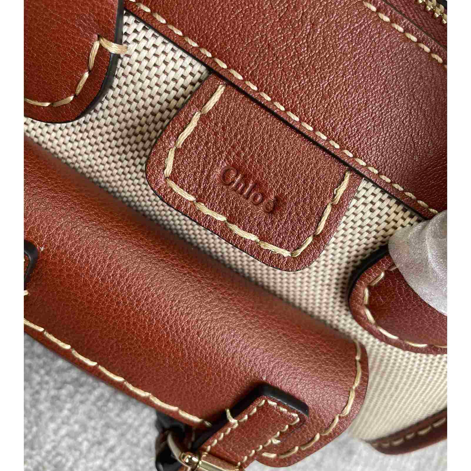 Chloe Edith Beige Brown Mini In Shoulder Bags(26.5-16-11cm) - DopestKickz