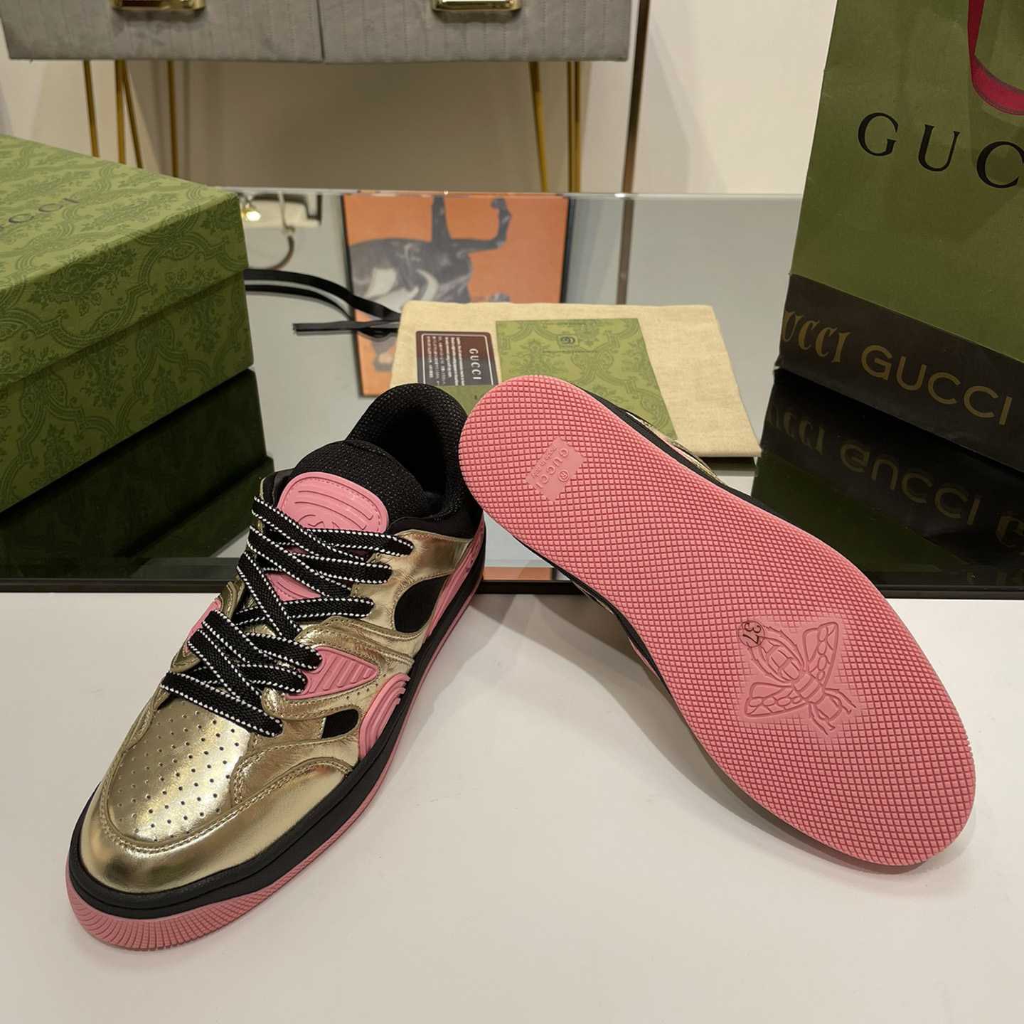 Gucci Basket Sneaker - DopestKickz