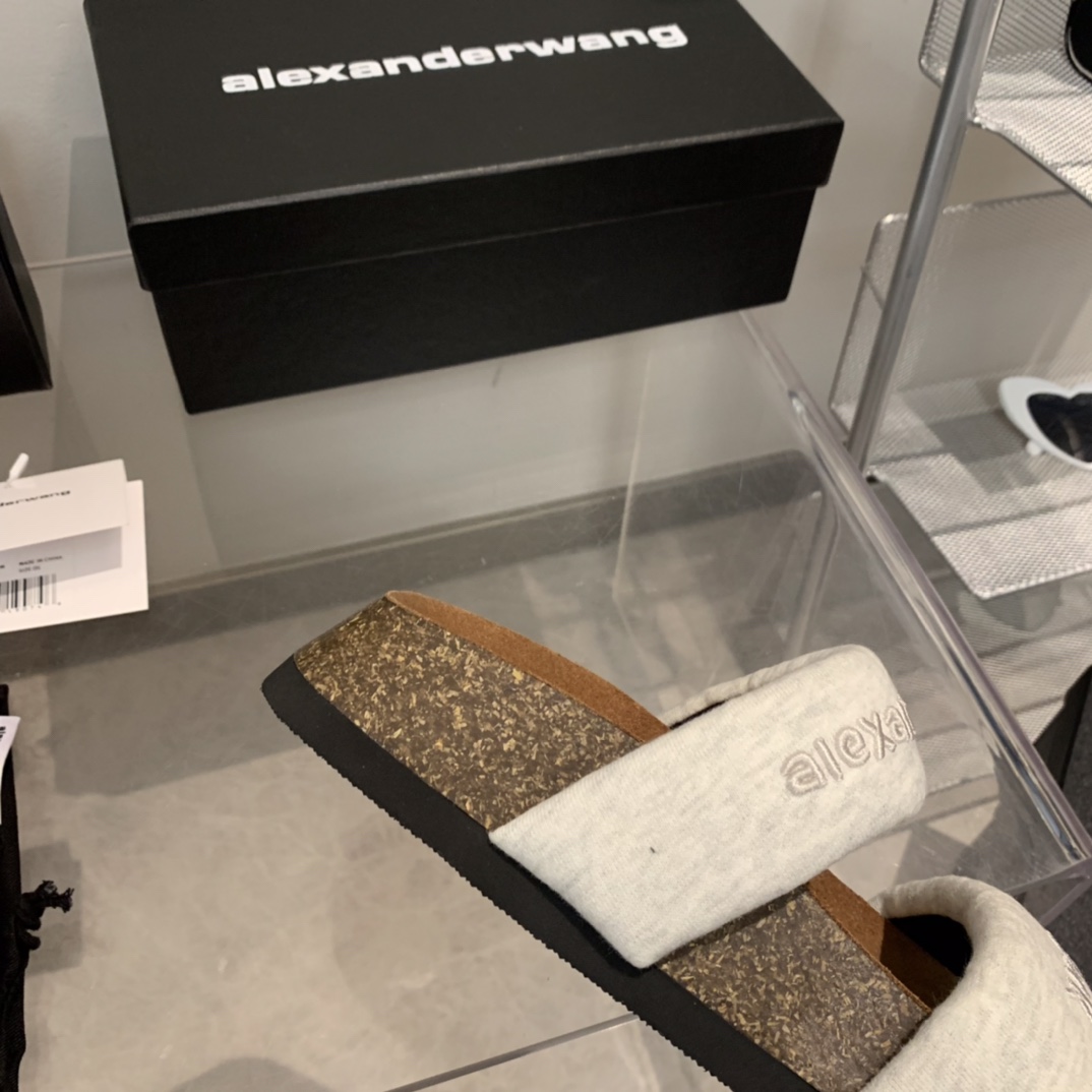 Alexander Wang Ronan Nylon Slide Sandals - DopestKickz