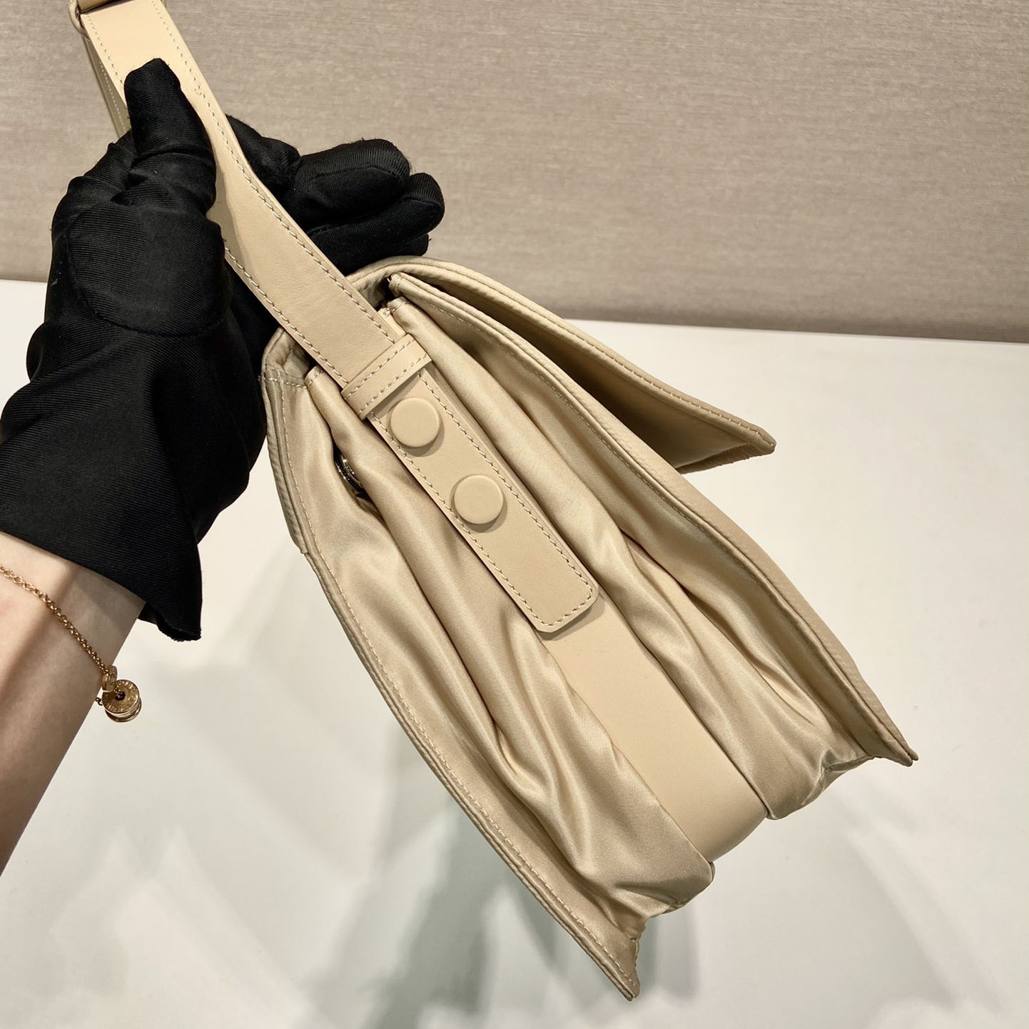 Prada Small Padded Re-Nylon Shoulder Bag - DopestKickz