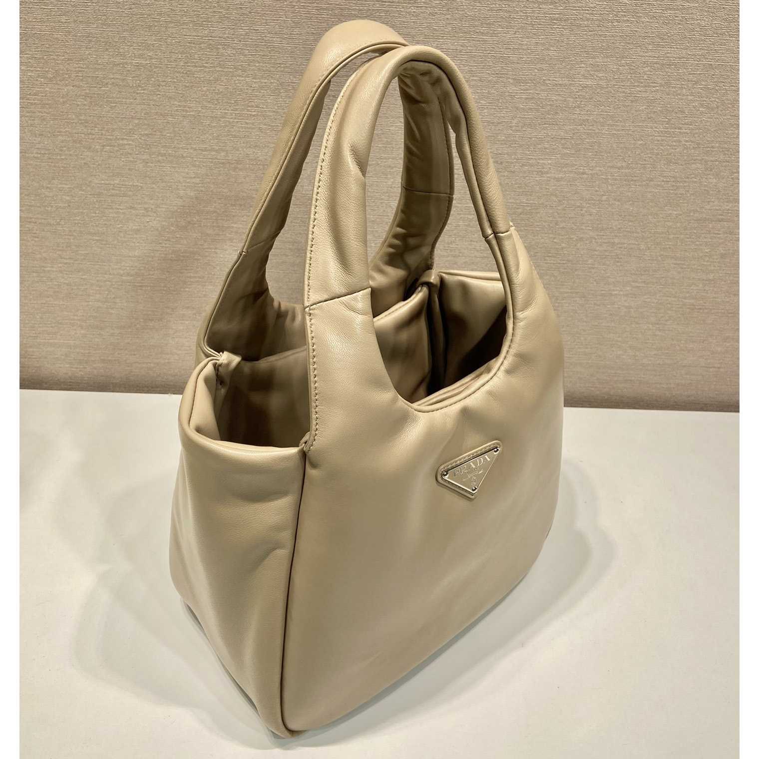 Prada Medium Padded Prada Soft Nappa Leather Bag - DopestKickz