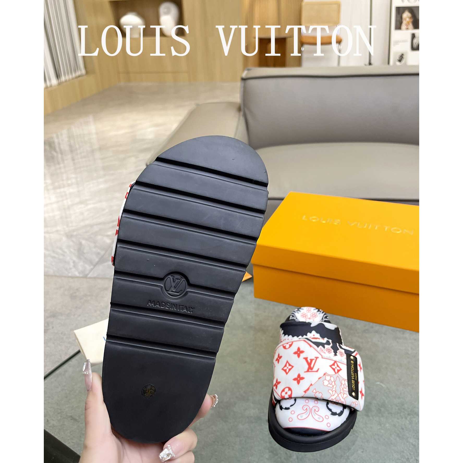 Louis Vuitton Slipper Pillow Flat Comfort Mule       - DopestKickz