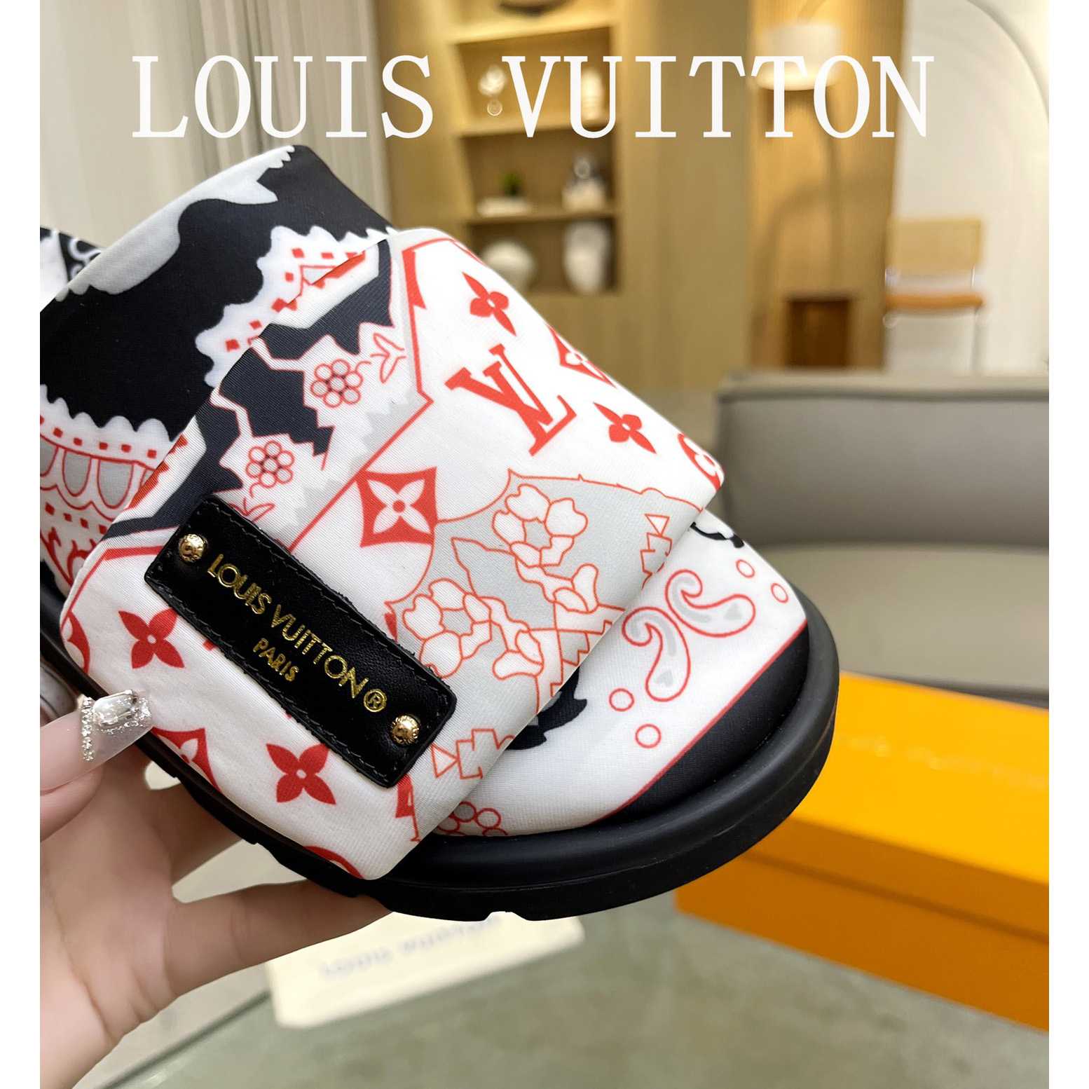 Louis Vuitton Slipper Pillow Flat Comfort Mule       - DopestKickz