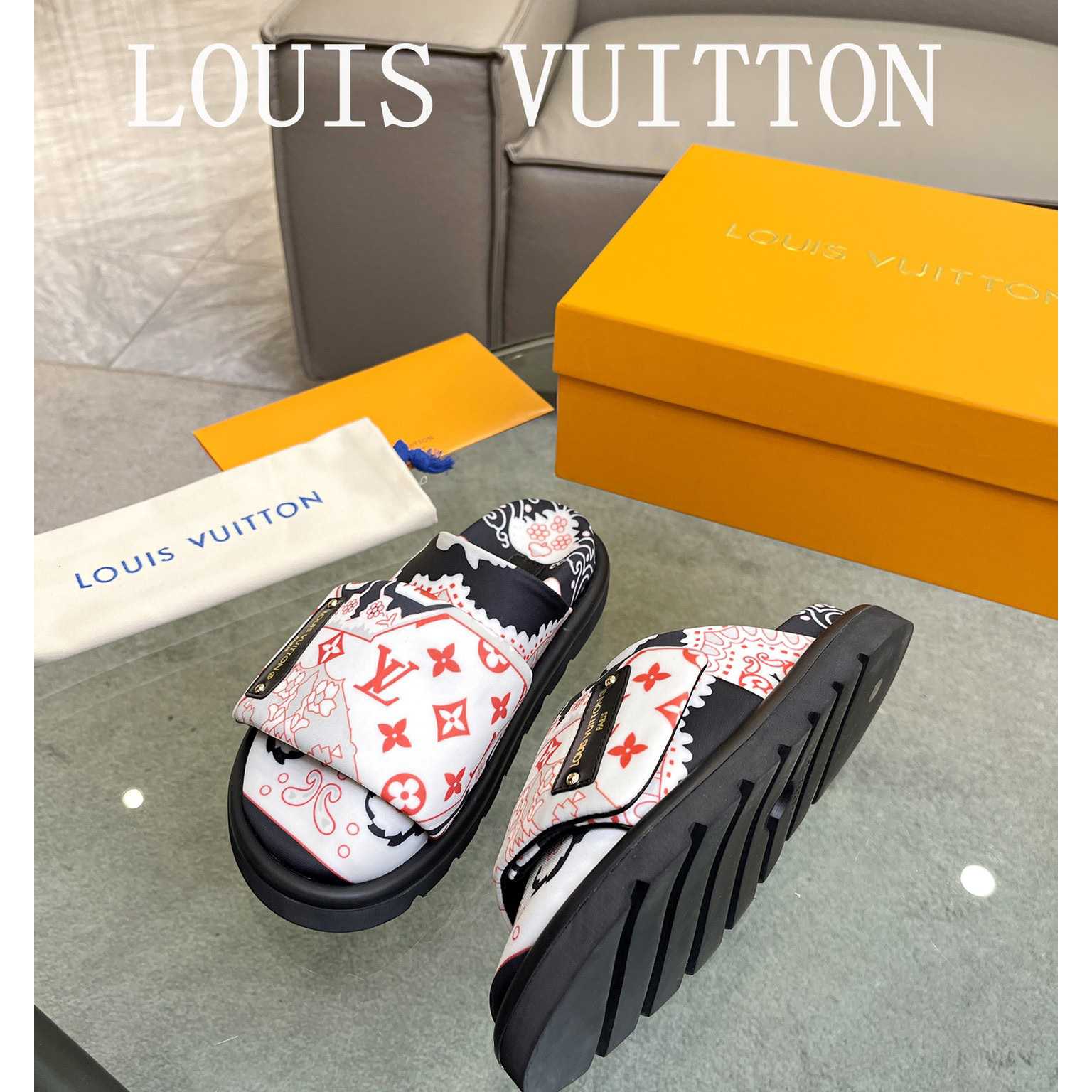 Louis Vuitton Slipper Pillow Flat Comfort Mule       - DopestKickz