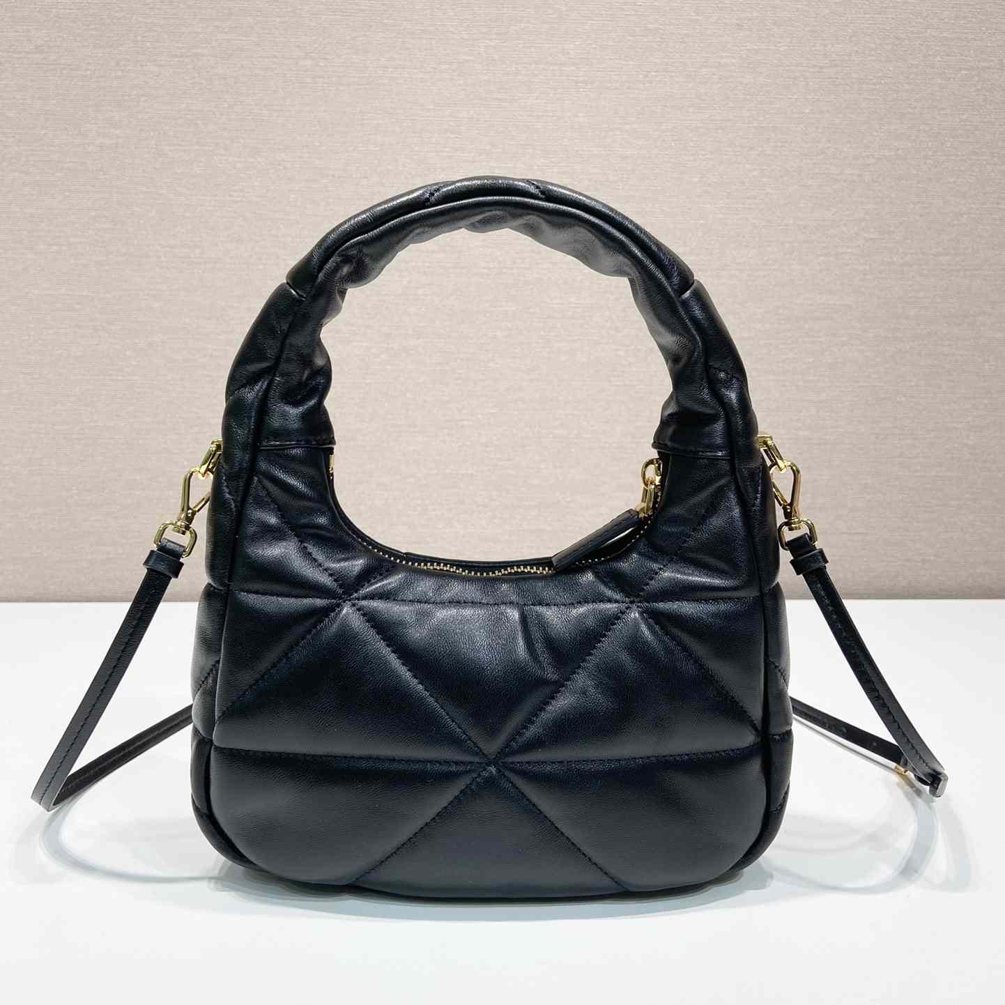 Prada Nappa-Leather Mini Bag With Topstitching - DopestKickz