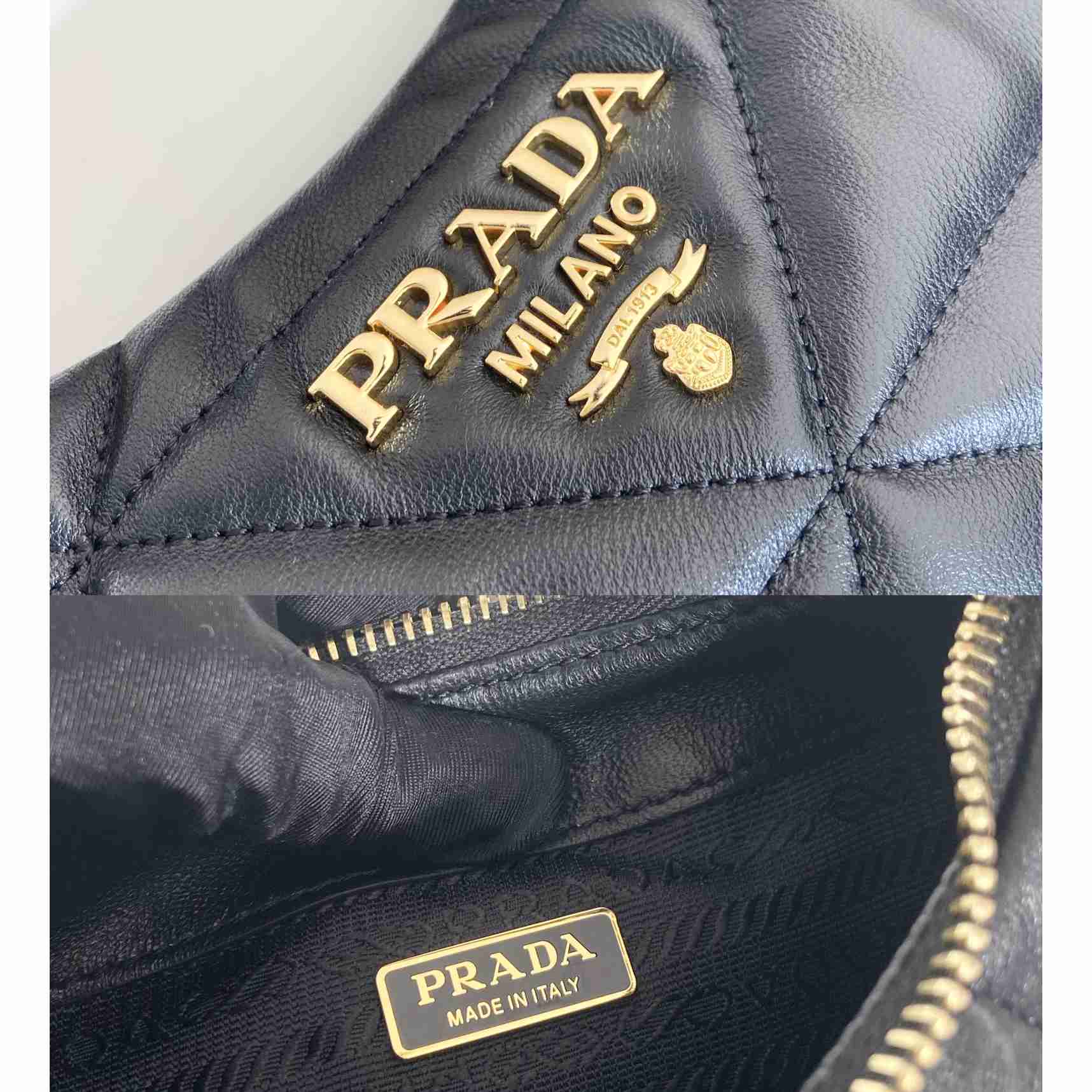 Prada Nappa-Leather Mini Bag With Topstitching - DopestKickz