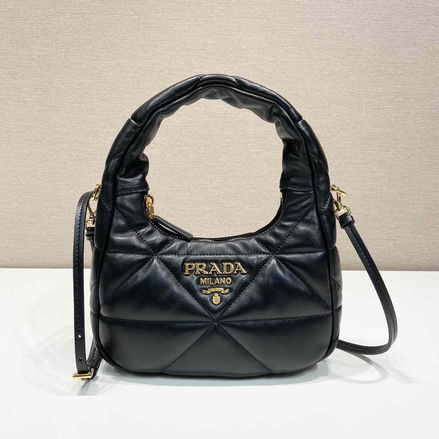 Prada Nappa-Leather Mini Bag With Topstitching - DopestKickz