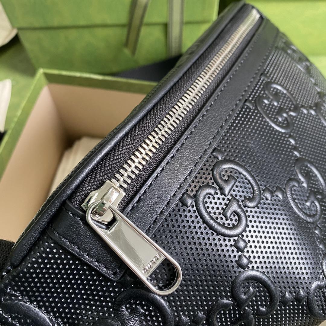 Gucci GG Embossed Belt Bag  (23×13×5cm) - DopestKickz