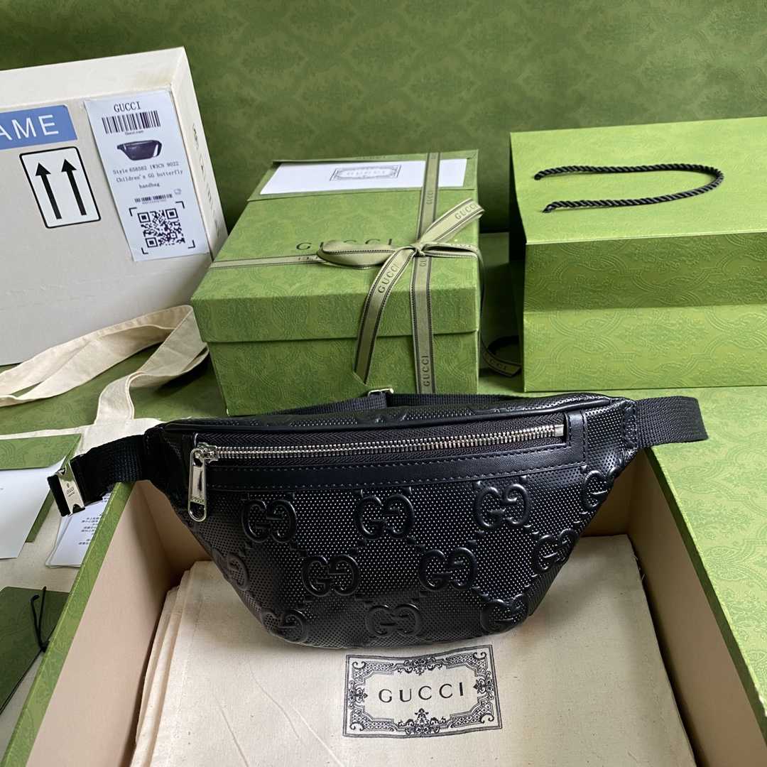 Gucci GG Embossed Belt Bag  (23×13×5cm) - DopestKickz