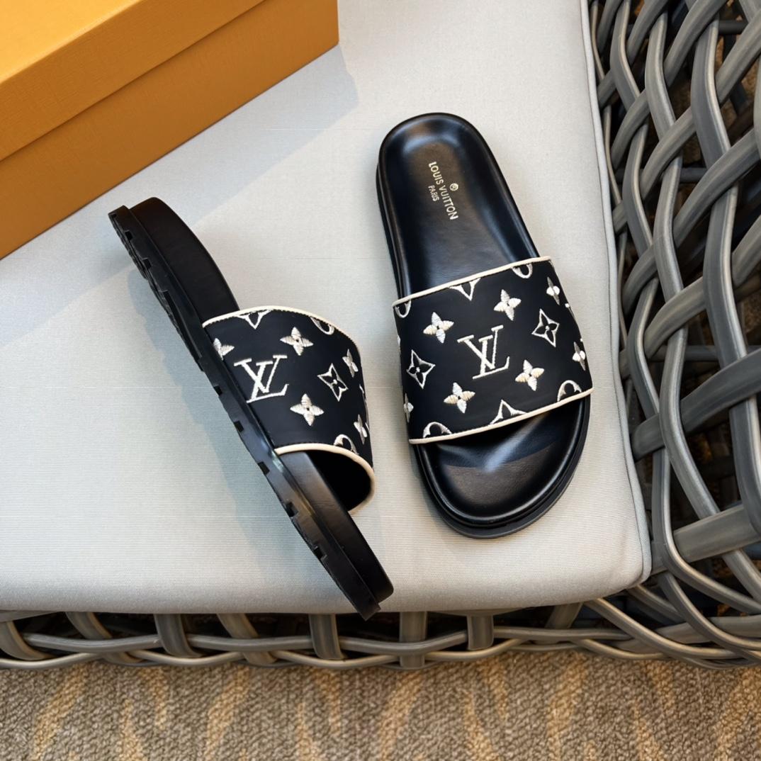 Louis Vuitton Monogram Sandals - DopestKickz