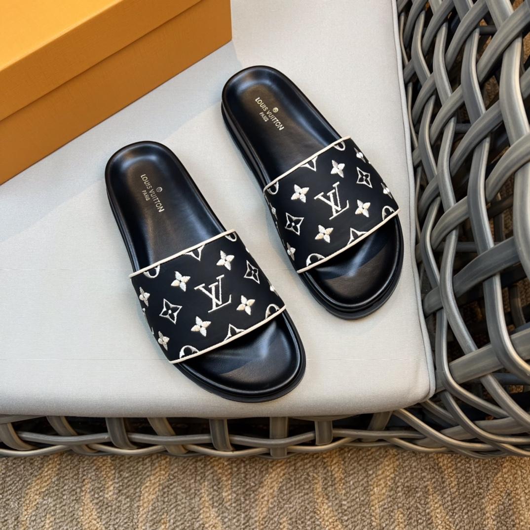 Louis Vuitton Monogram Sandals - DopestKickz
