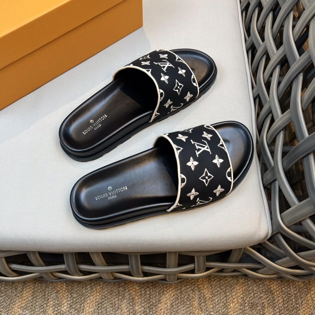 Louis Vuitton Monogram Sandals - DopestKickz