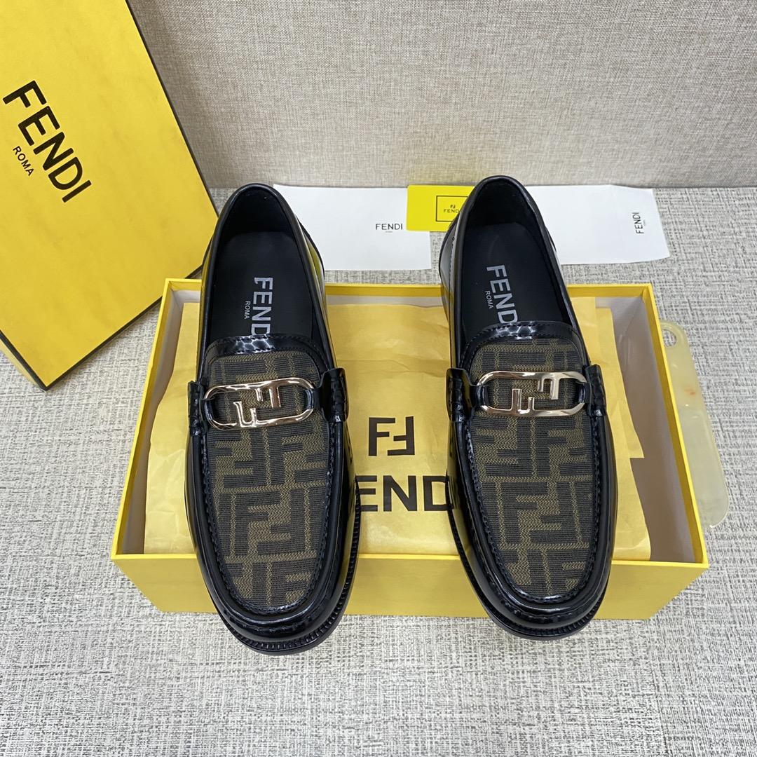 Fendi O-Lock Loafers - DopestKickz