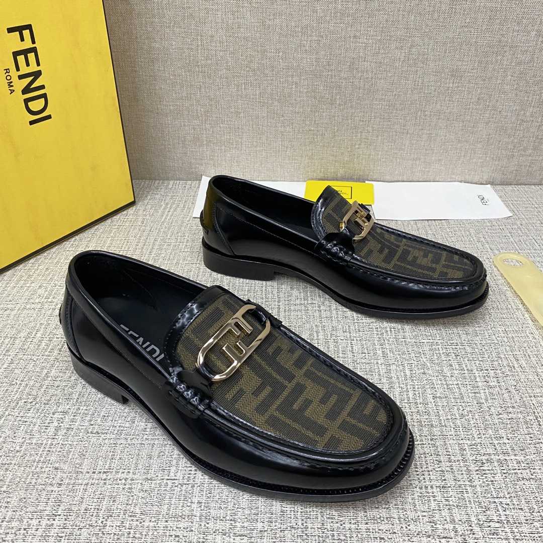 Fendi O-Lock Loafers - DopestKickz