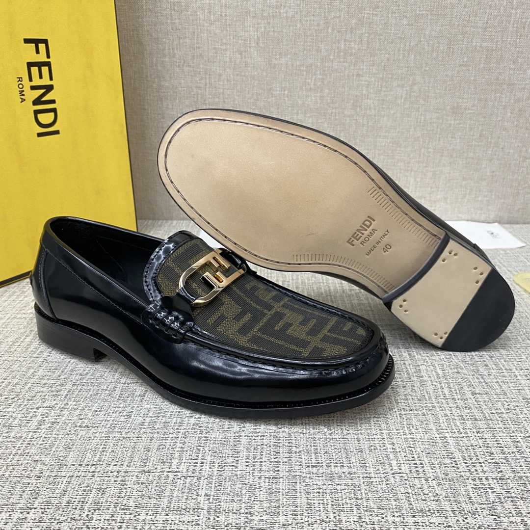 Fendi O-Lock Loafers - DopestKickz
