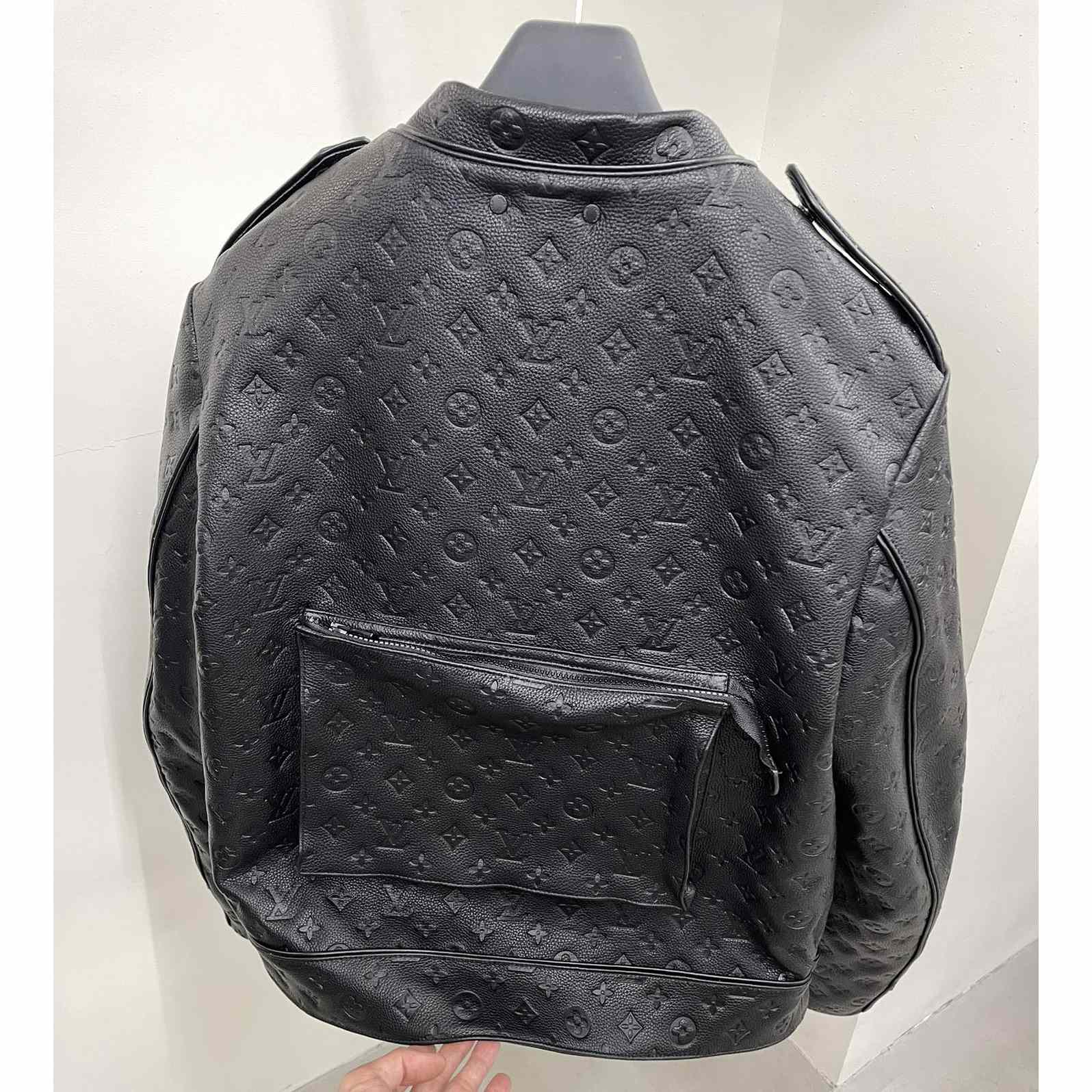 Louis Vuitton Monogram Embossed Utility Jacket - DopestKickz