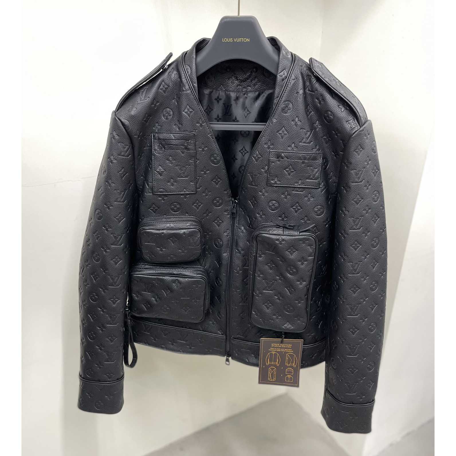Louis Vuitton Monogram Embossed Utility Jacket - DopestKickz