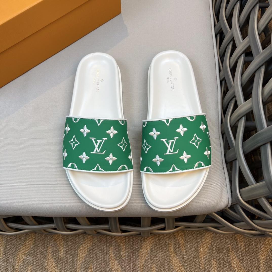 Louis Vuitton Monogram Sandals - DopestKickz