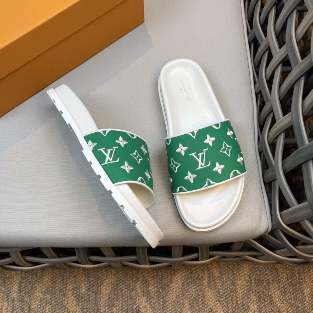 Louis Vuitton Monogram Sandals - DopestKickz