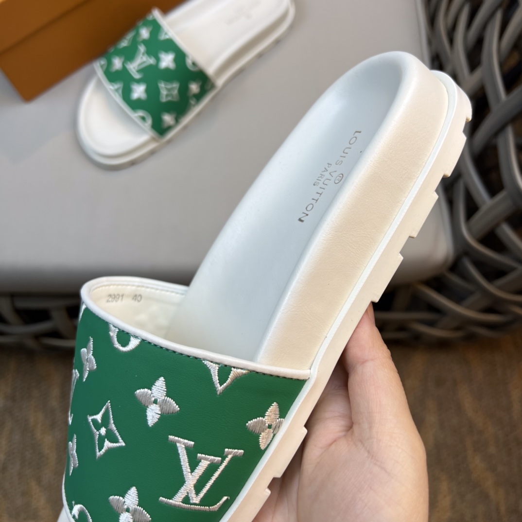 Louis Vuitton Monogram Sandals - DopestKickz