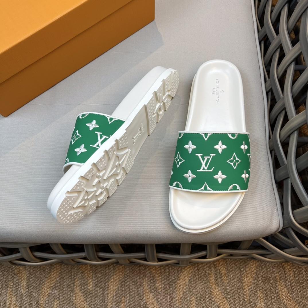 Louis Vuitton Monogram Sandals - DopestKickz